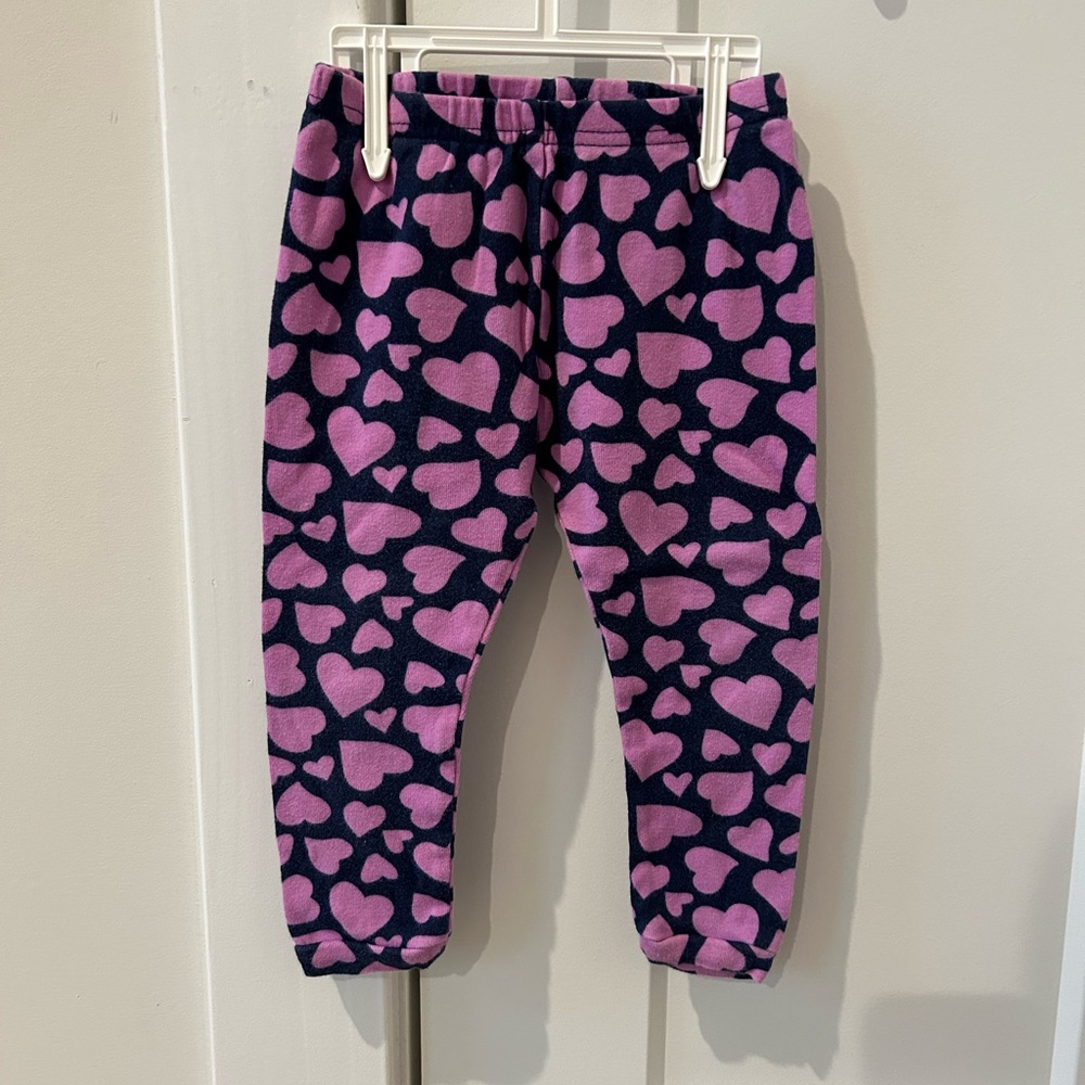 Carter's Purple and Pink Heart Leggings